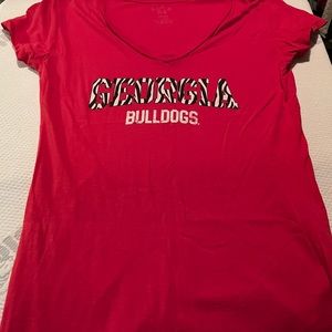 Women’s Georgia bulldog t-shirt